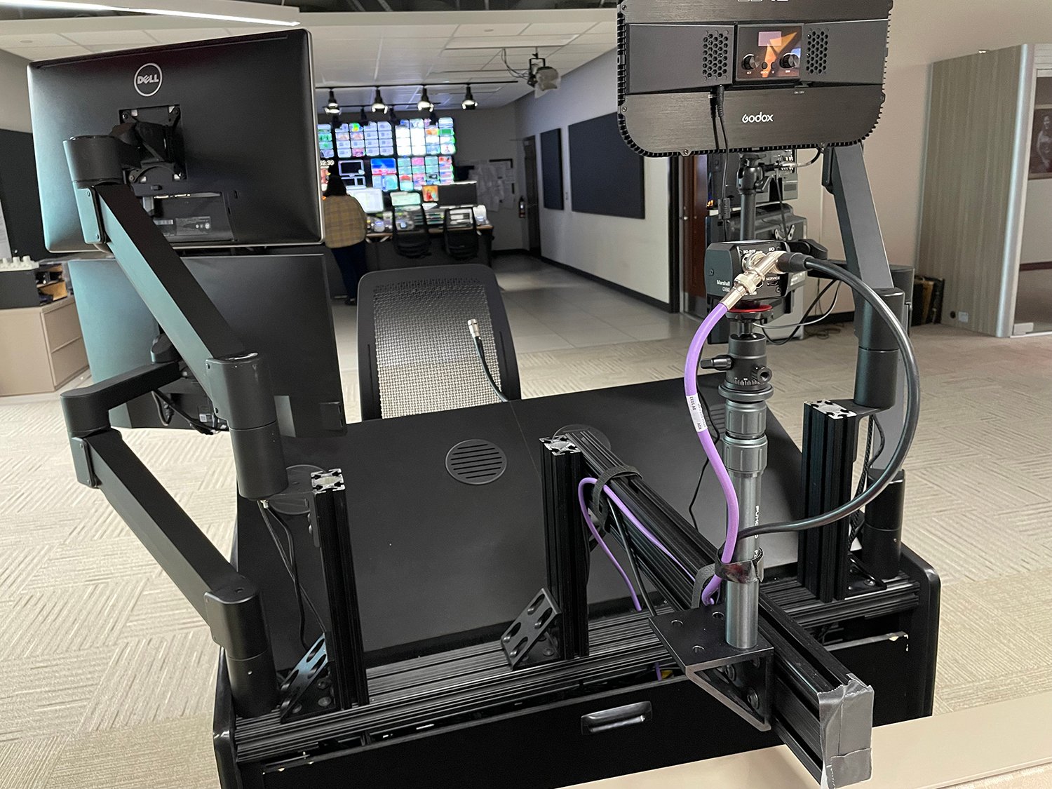 Marshall - Griffin - KOTV - Streaming Desk rear