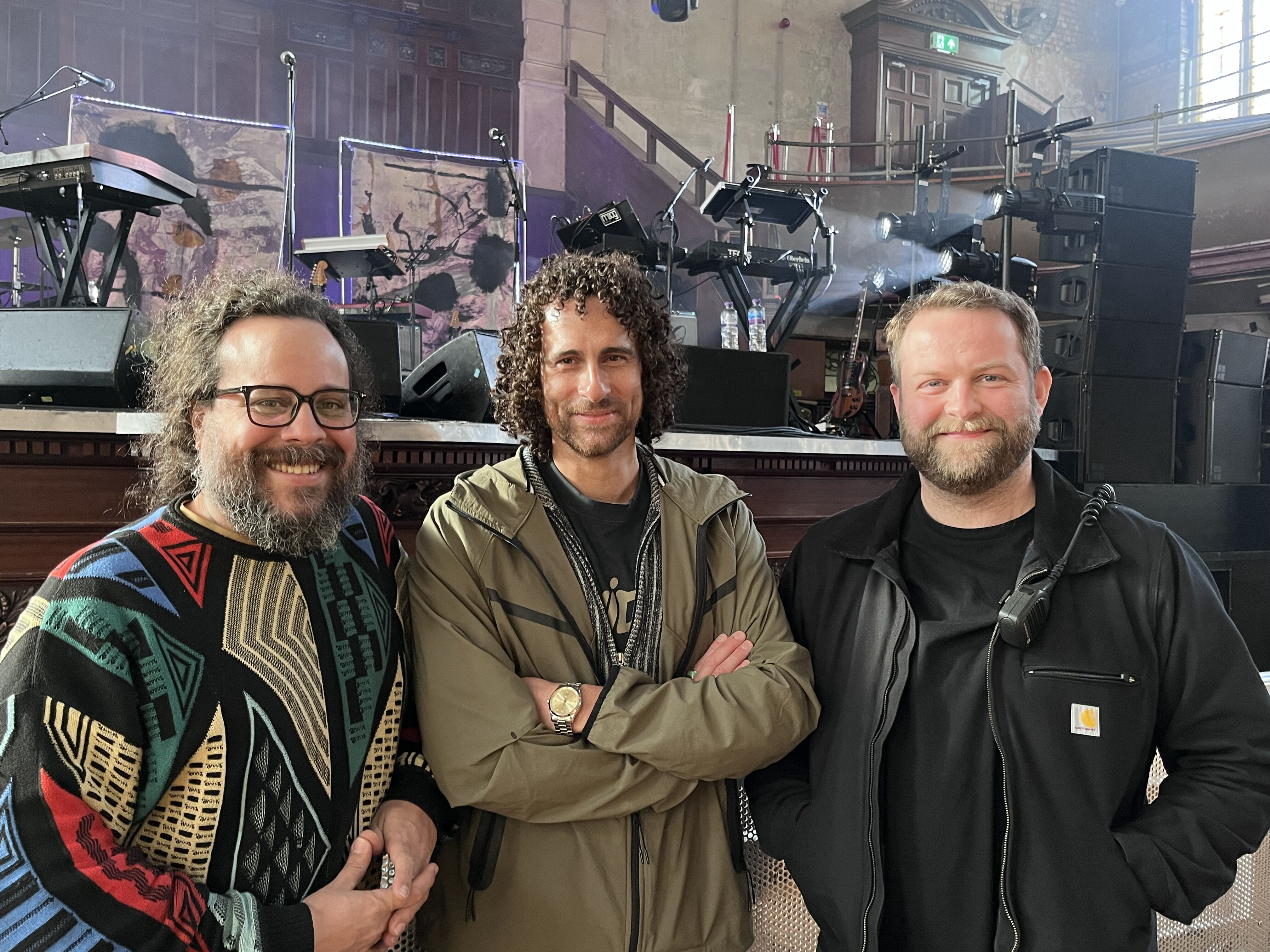 Monitor Engineer Rafi Lazzaro FOH Engineer Mike Reina Tour and Production Manager Stewart Chown