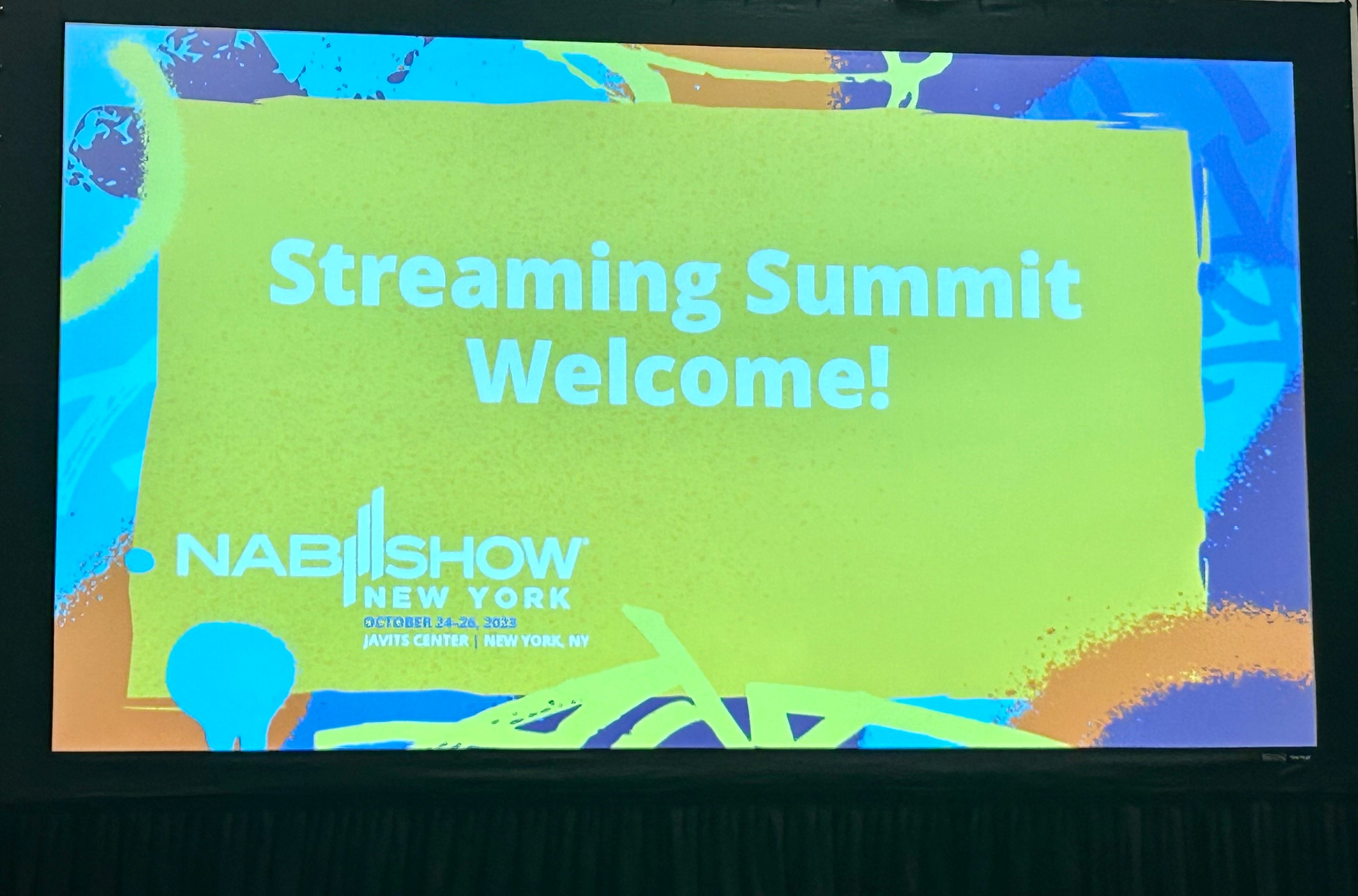 NAB streaming summit 