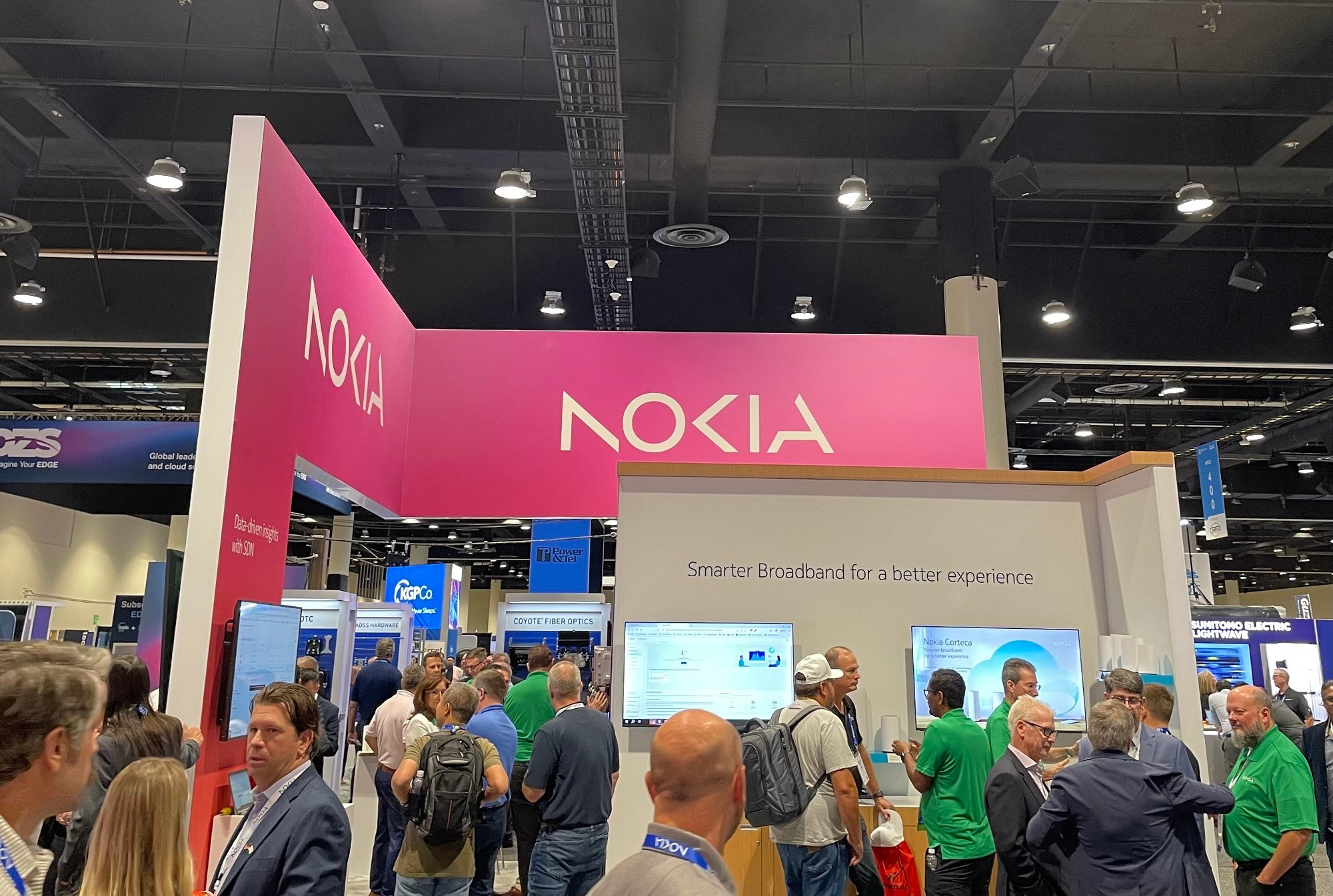 Nokia booth fiber connect 2023