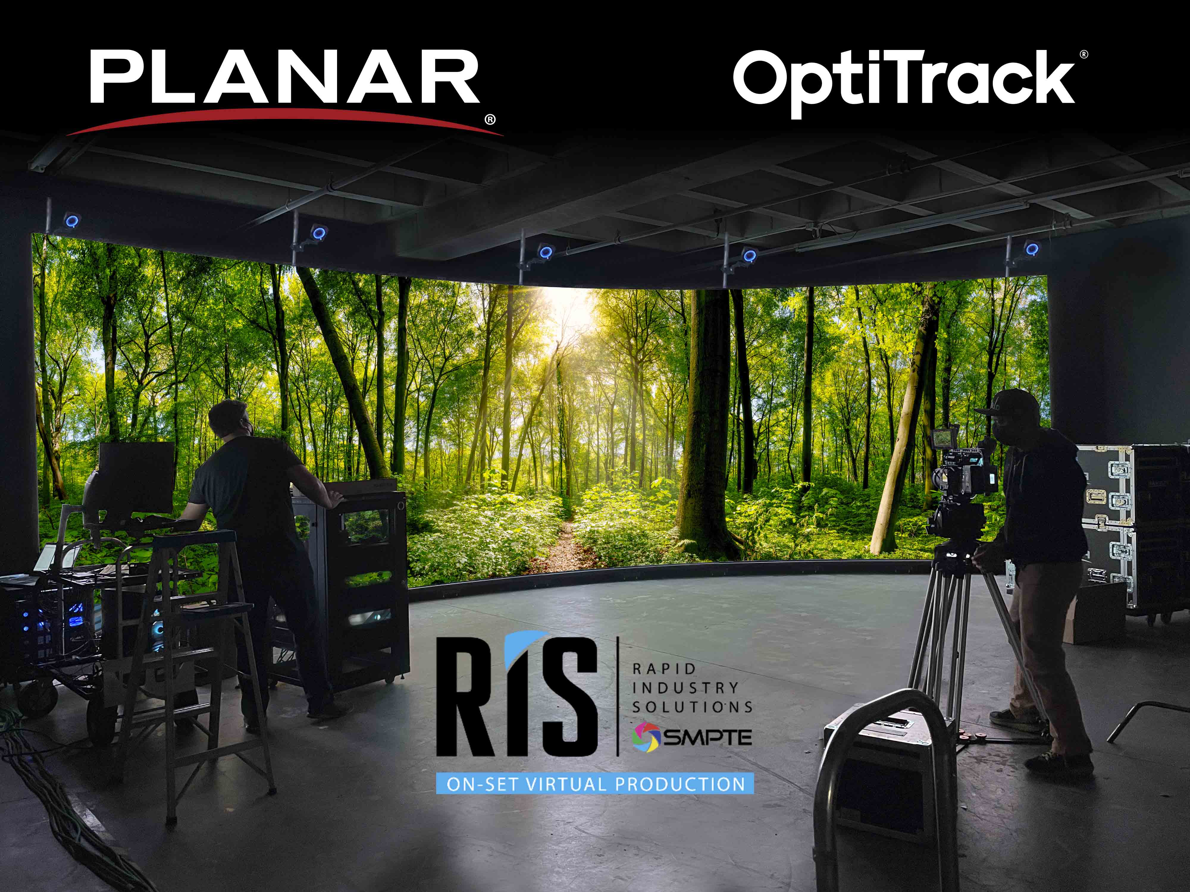 Planar and OptiTrack Partner with SMPTE and Other Industry Leaders to Develop On-Set Virtual Production Methodologies