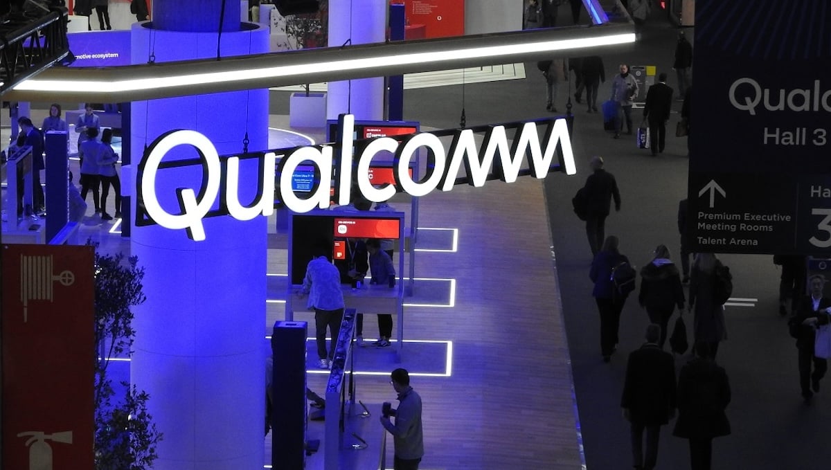 Qualcomm booth at Mobile World Congress 2024
