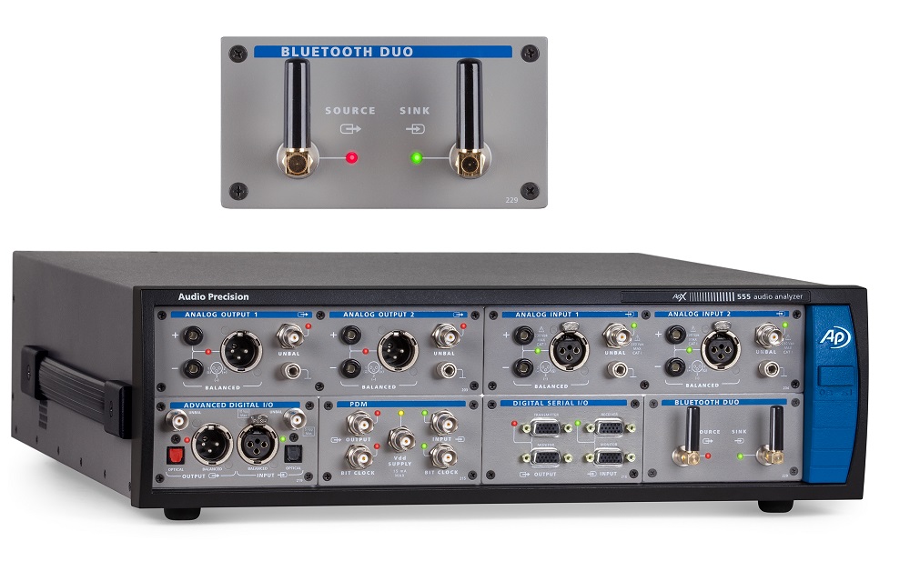 Audio Precisions next-generation Bluetooth IO module for its APx Series audio analyzers 