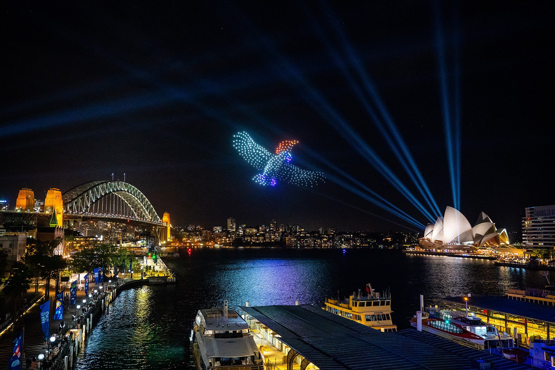 Sydney Drone Spectacular Sets New Vision Live Design Online