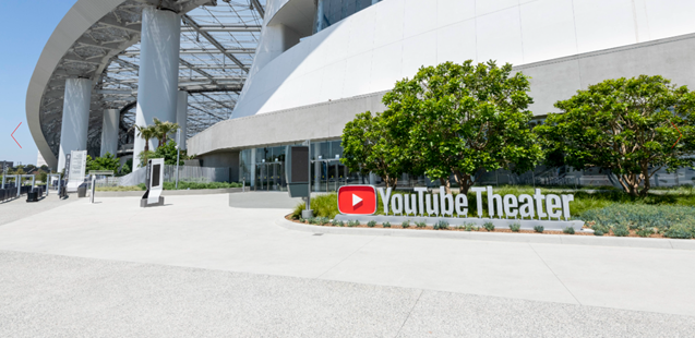 Outside of YouTube theater concept