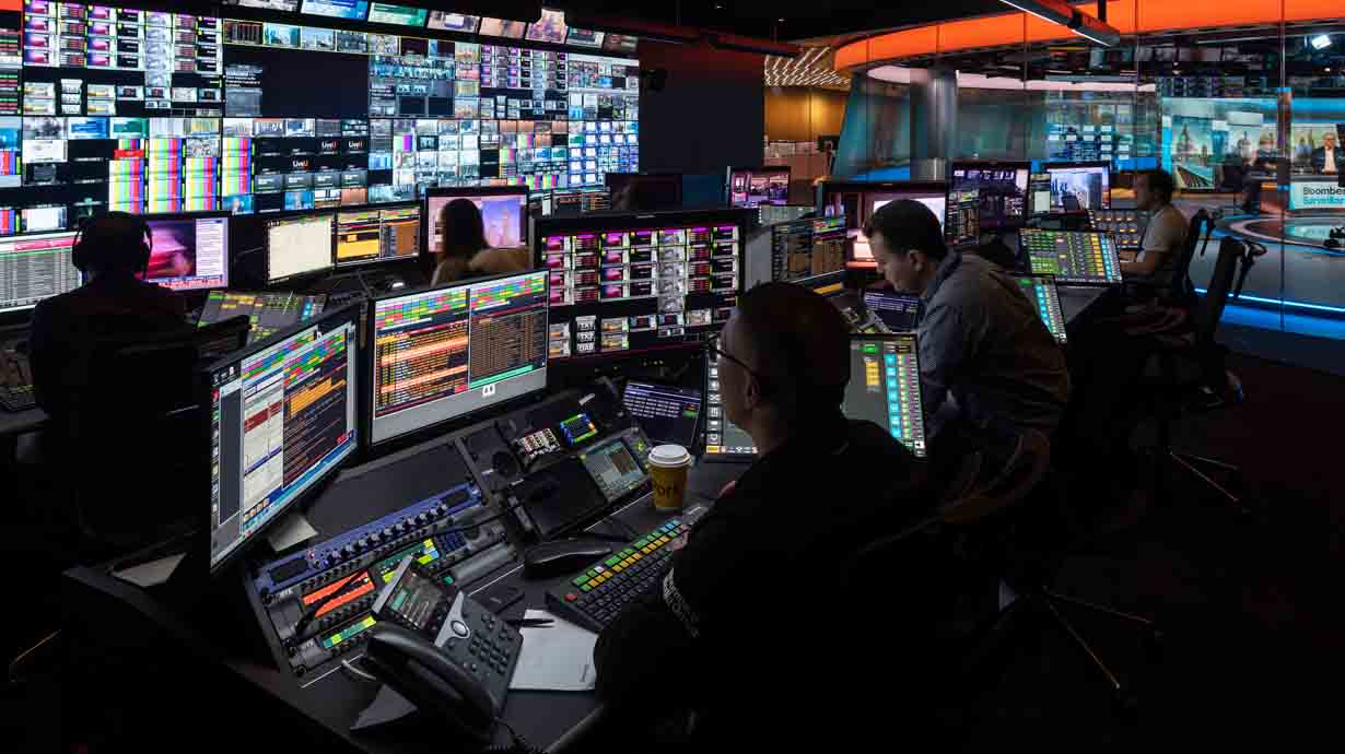 Bloomberg control room
