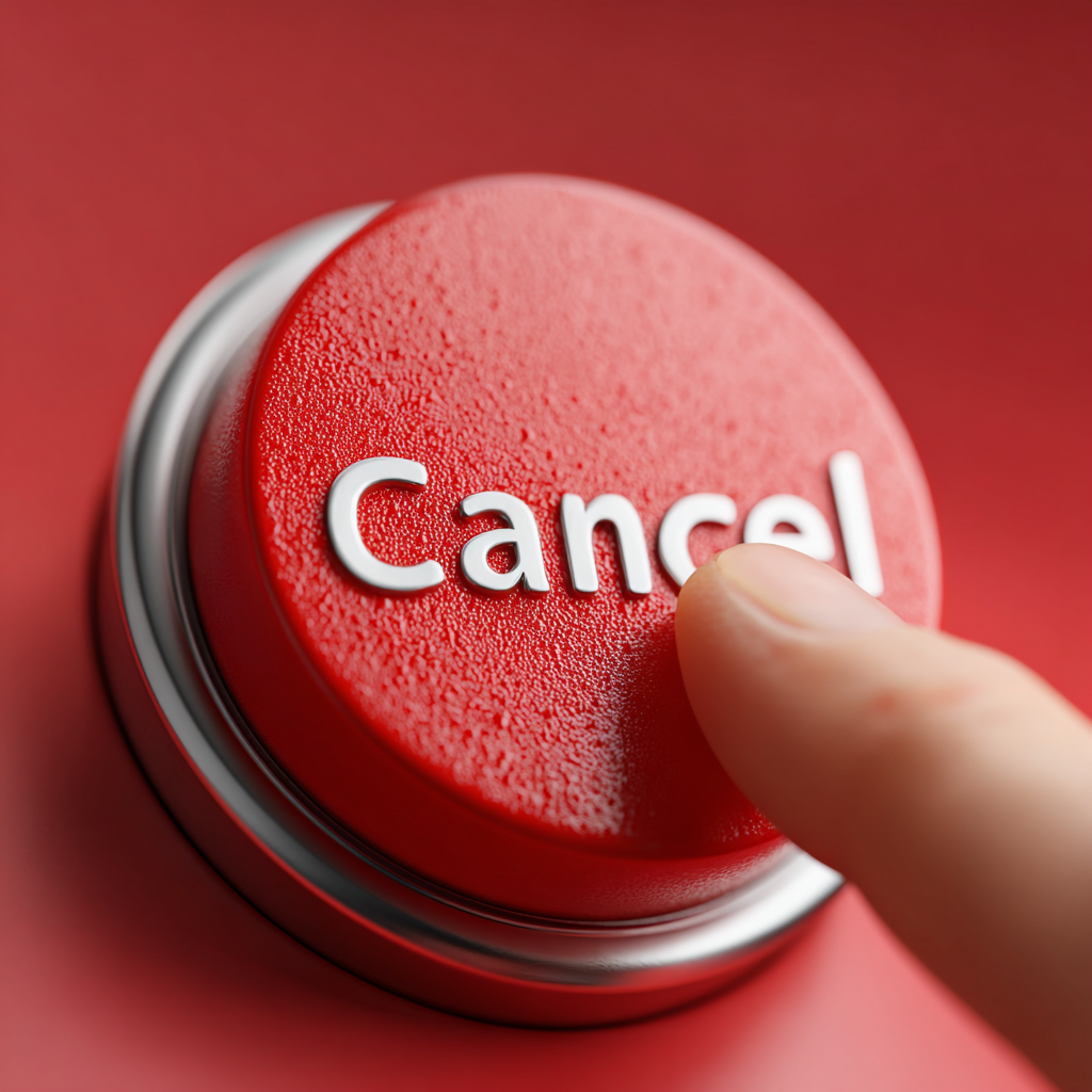 cancel button  Midjourney