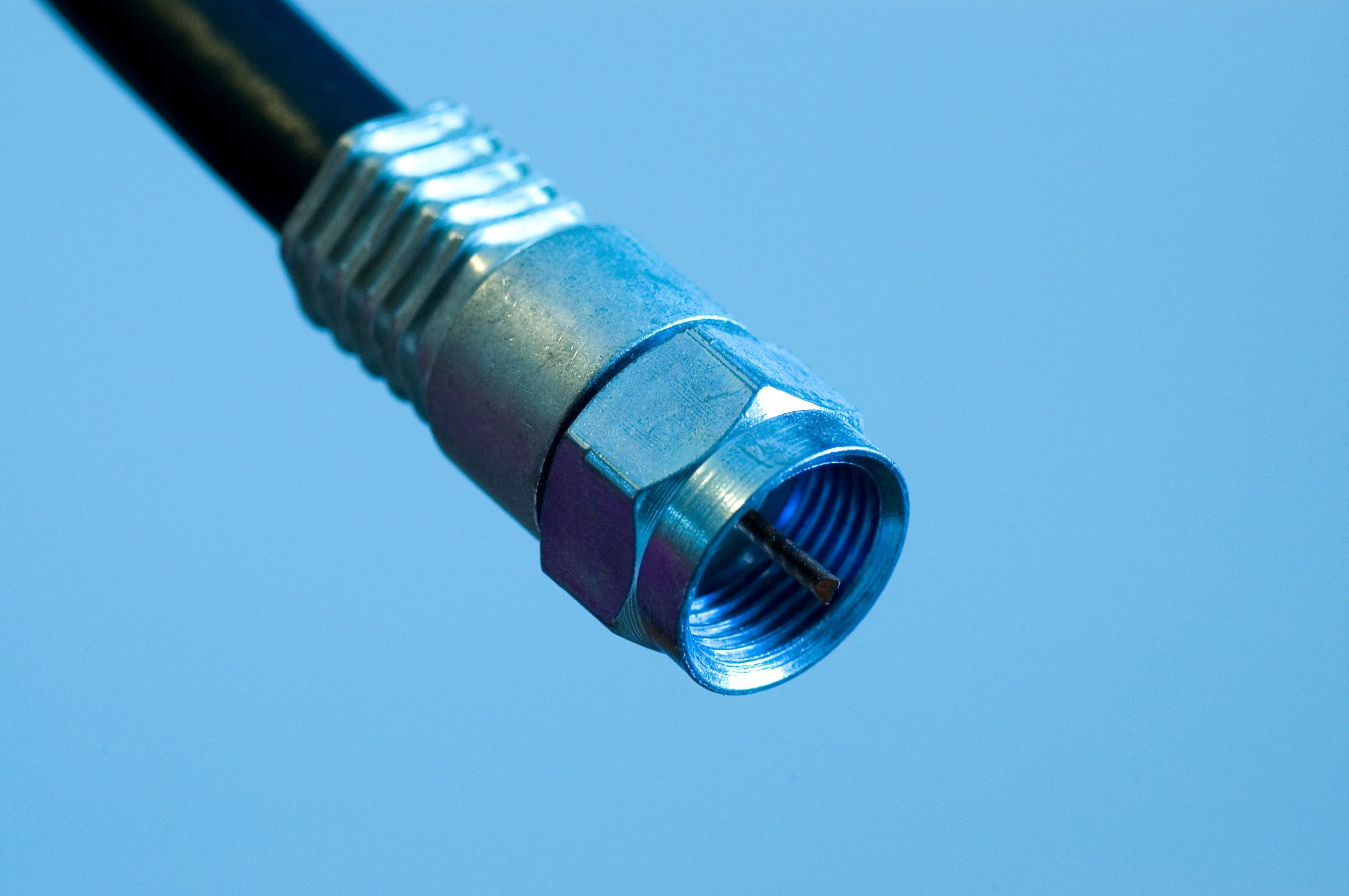 coaxial cable closeup