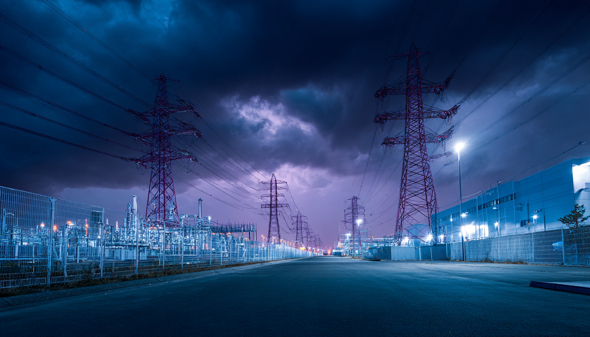 data center power lines