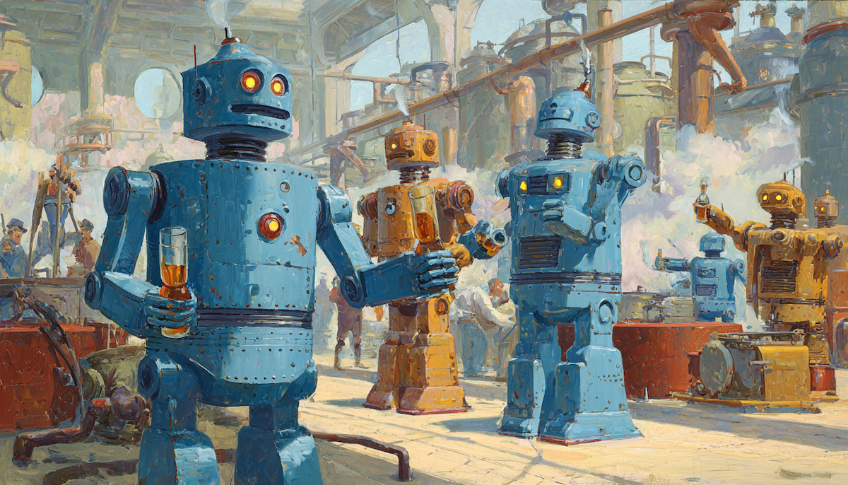 robots factory private 5G