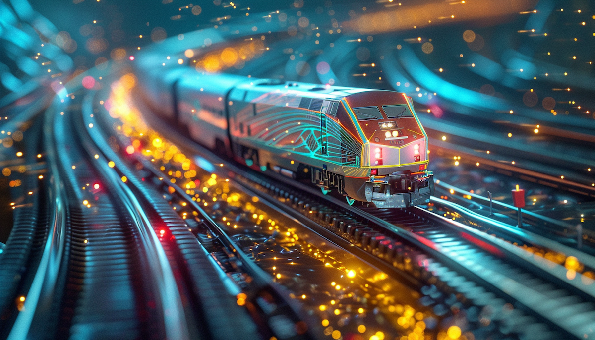 freight train train optical fiber tracks