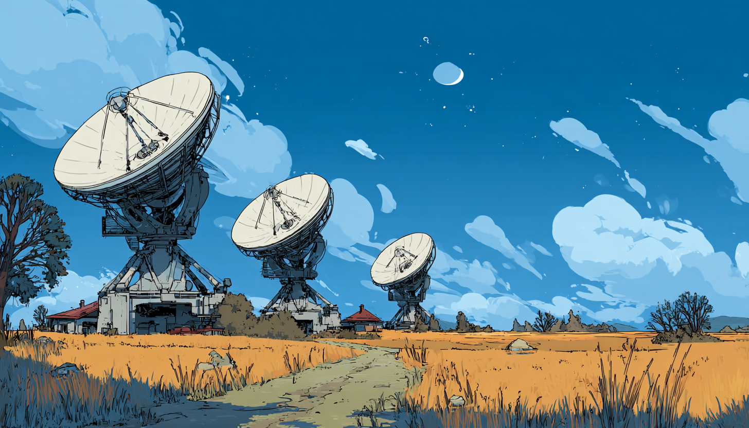 satellite dishes
