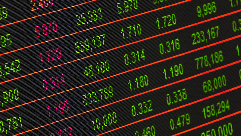 Financial market data Image Pixabay