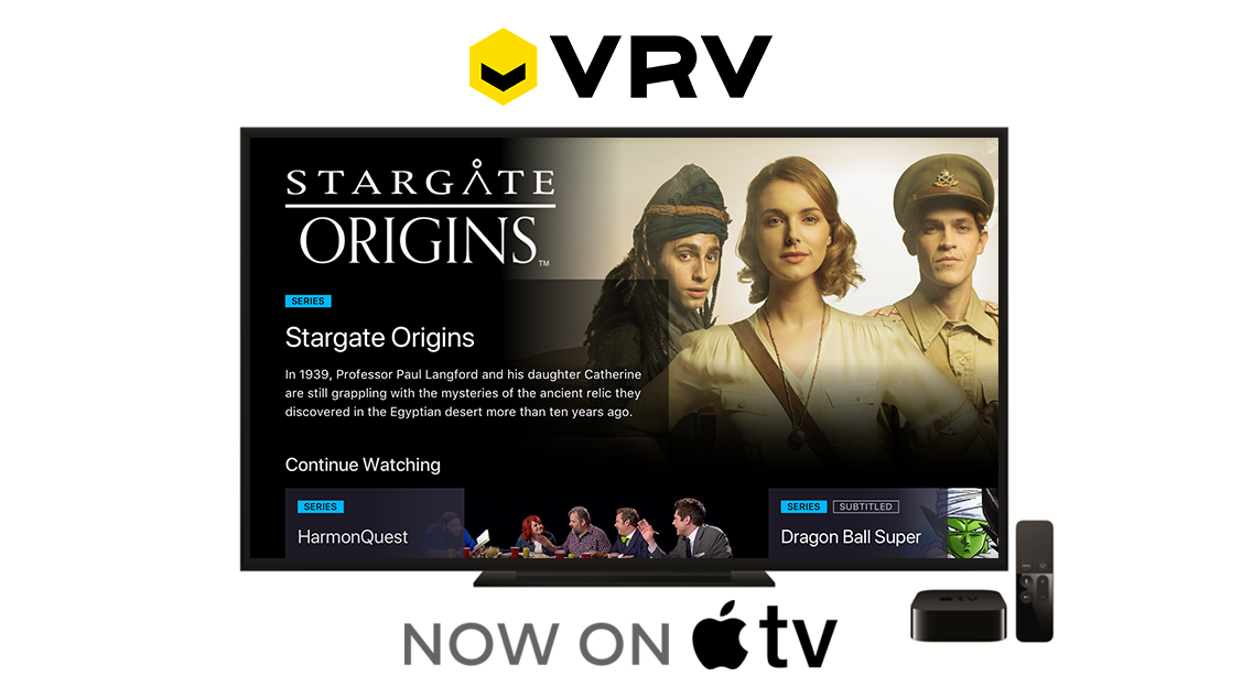 VRV now has Stargate SVOD and is adding Apple TV support | Video