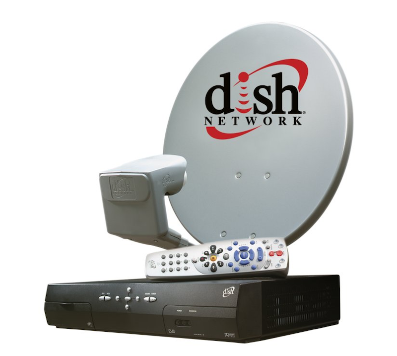 Dish Network dish and set-top