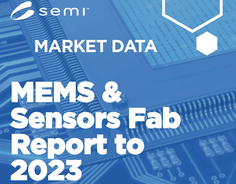 Total global installed capacity for MEMS and sensors fabs is forecast to grow 25 to 47 million wafers per month from 2018 t