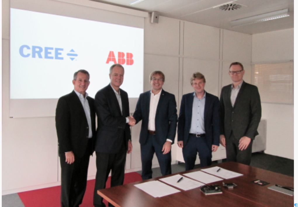 Cree ABB partner on SiC for high-power apps