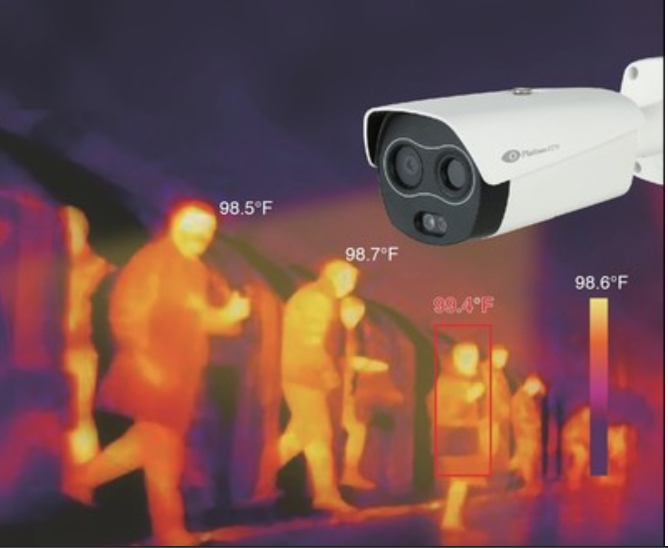 Platinum CCTV unveils camera that reads body temps and provides security