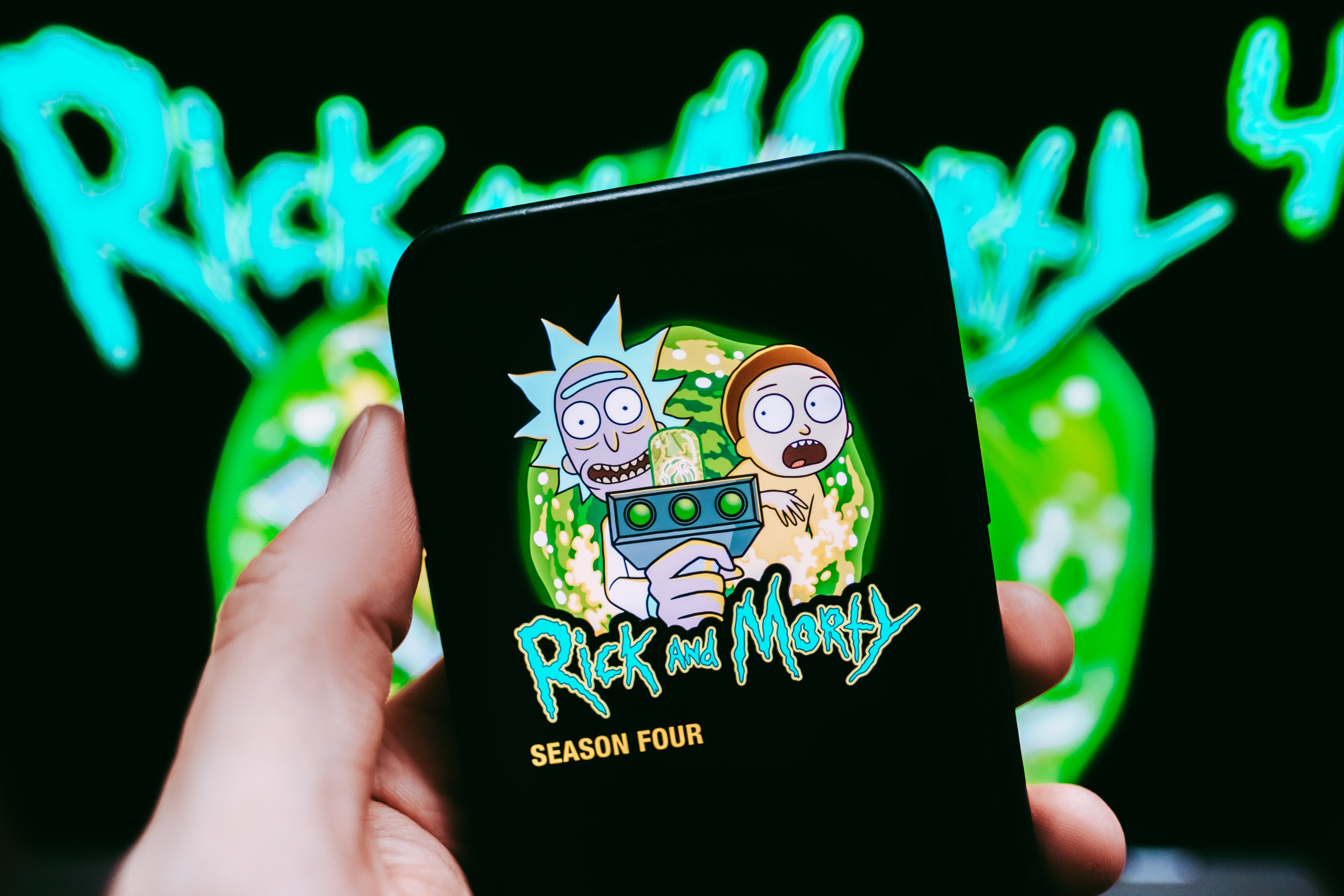 Rick and Morty phone image