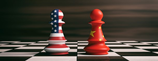 pawns depict us china trade war