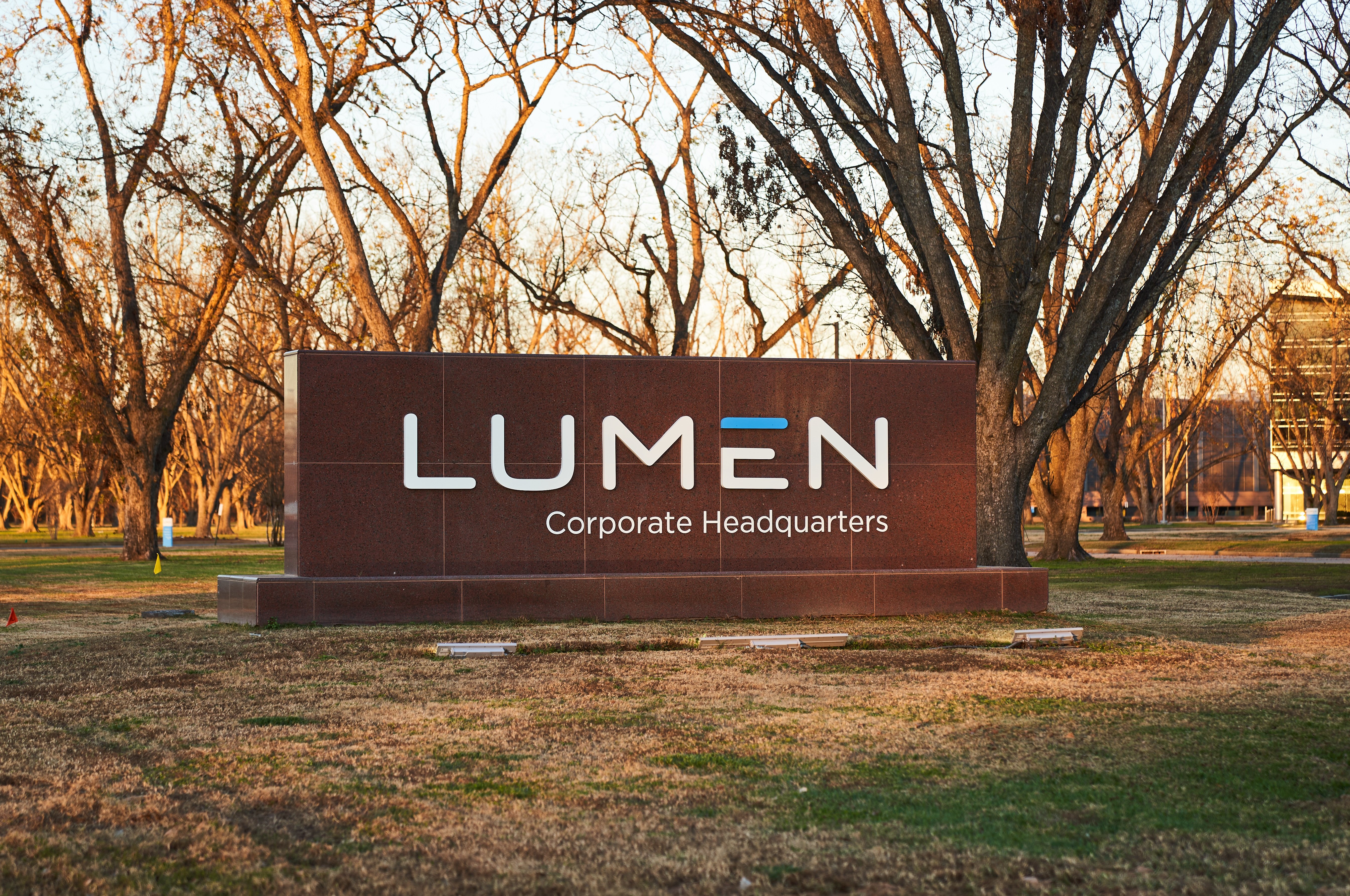 Lumen HQ sign