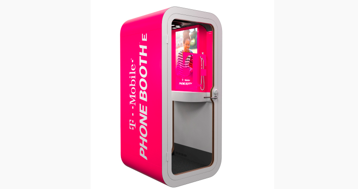 T-Mobile phone booth