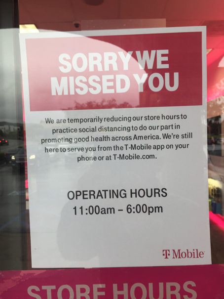 T-Mobile store closing
