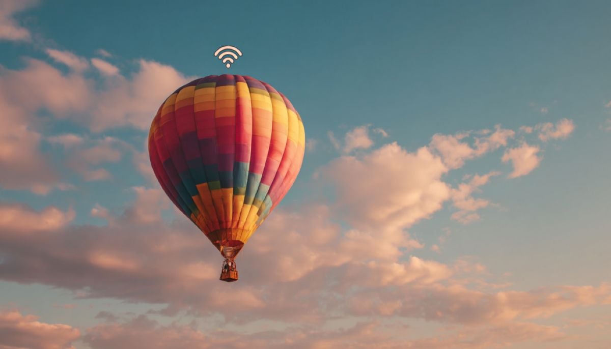 hot air balloon wi-fi 