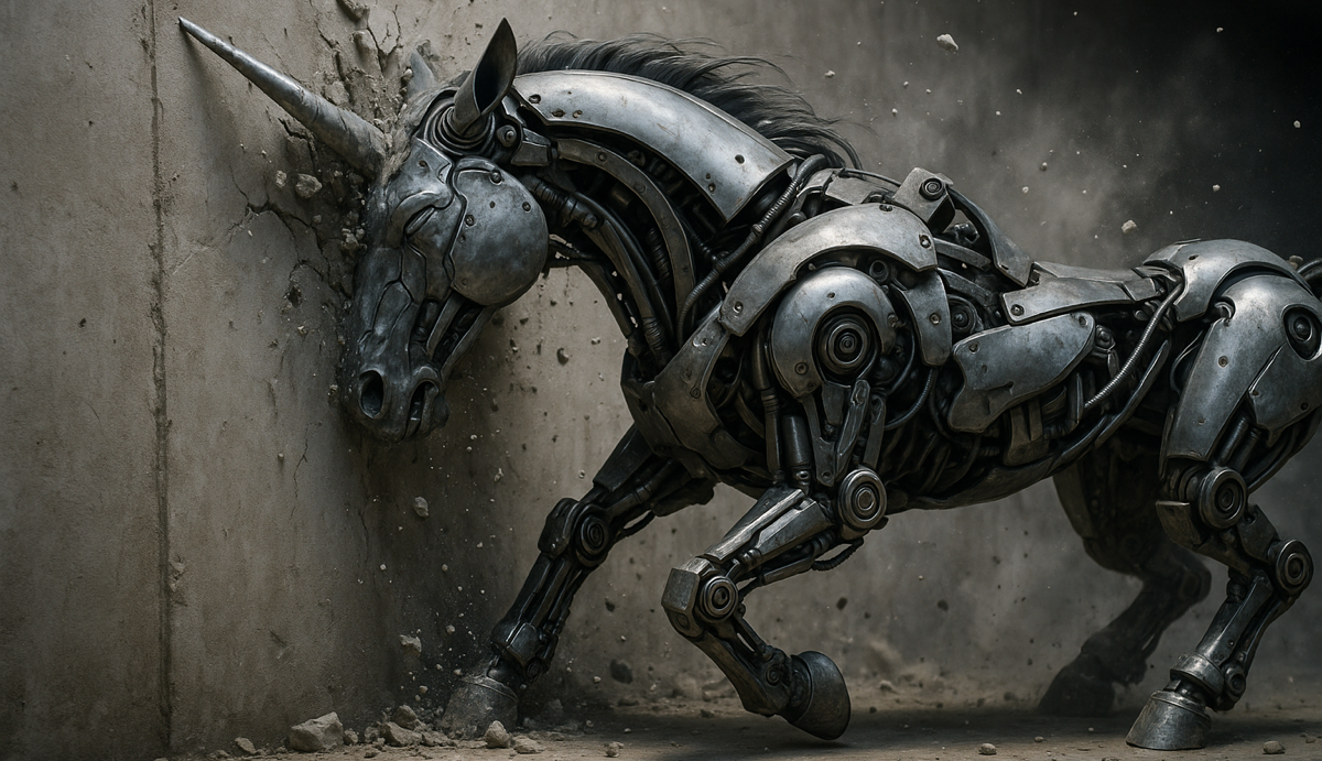 unicorn valuation startup bubble burst
