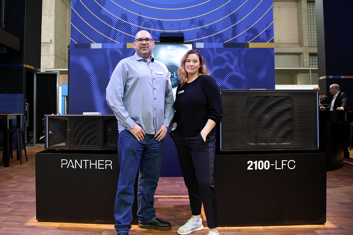  Andy Davies Director of Product  Services and Katie Murphy Khulusi Director of Loudspeaker Development