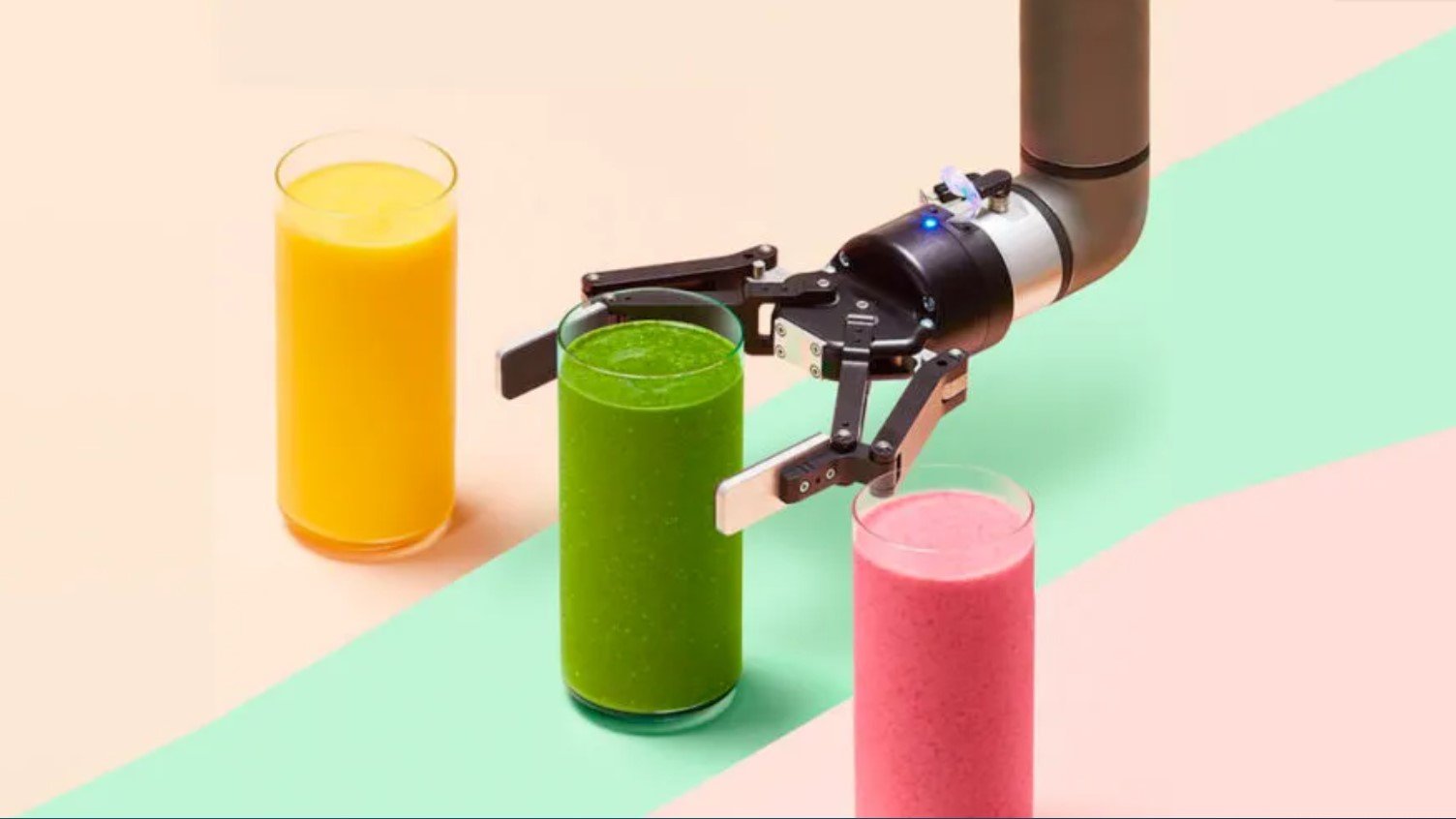 picutre of robot arm holding a glass