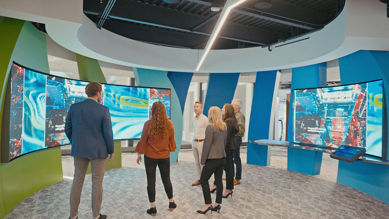 Visitors experience Johnson Controls new OpenBlue Innovation Center