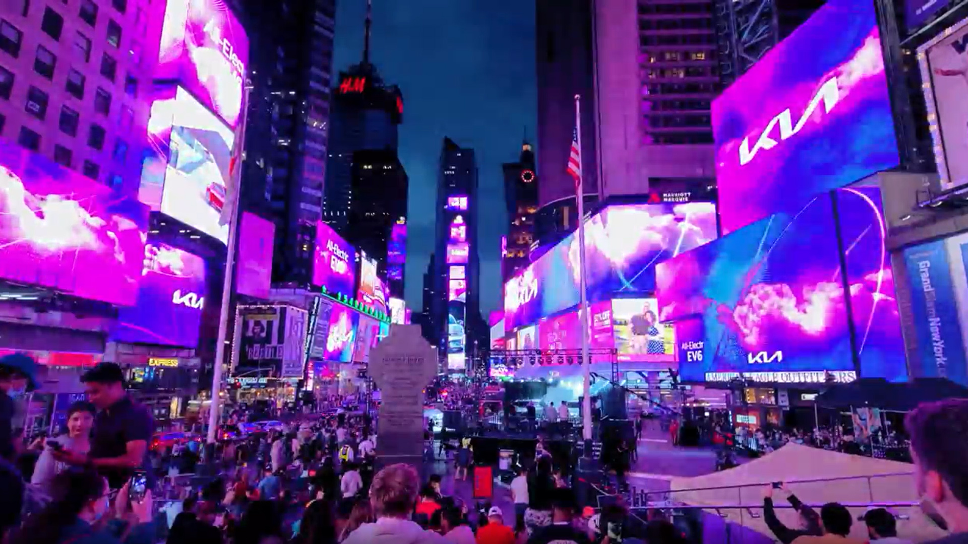 Image from Times Square Take-Over for Kia courtesy of Fivestone Studios
