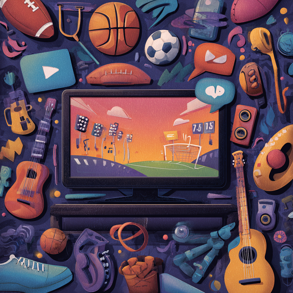 live events sports news music smart TV