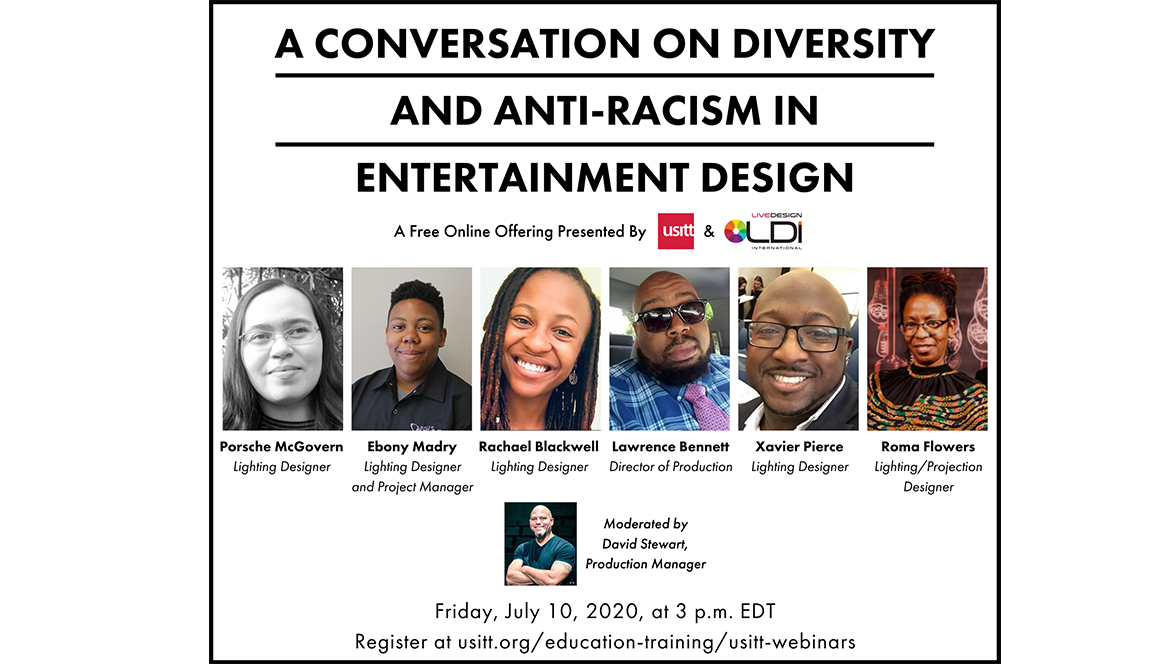 Anti-racism and diversity conversation Live Design and USITT