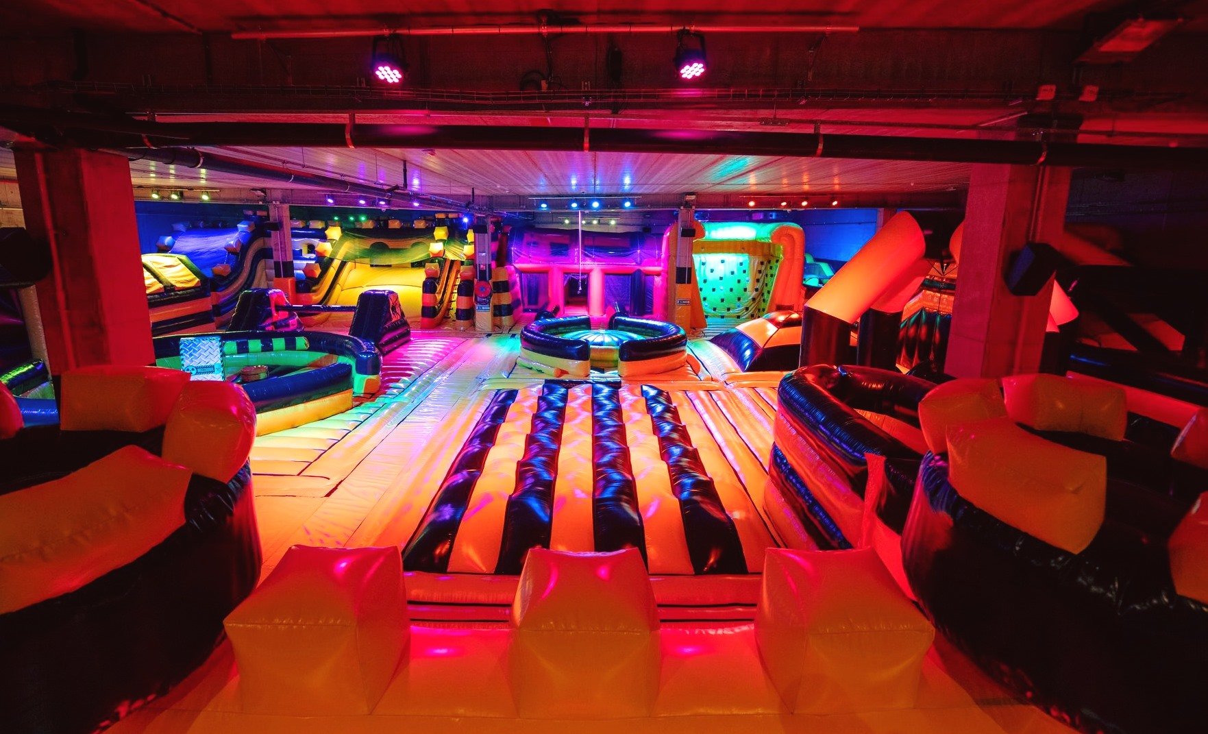 DiverZe Brings Color to Life at JumpSky Inflatable Park with CHAUVET DJ