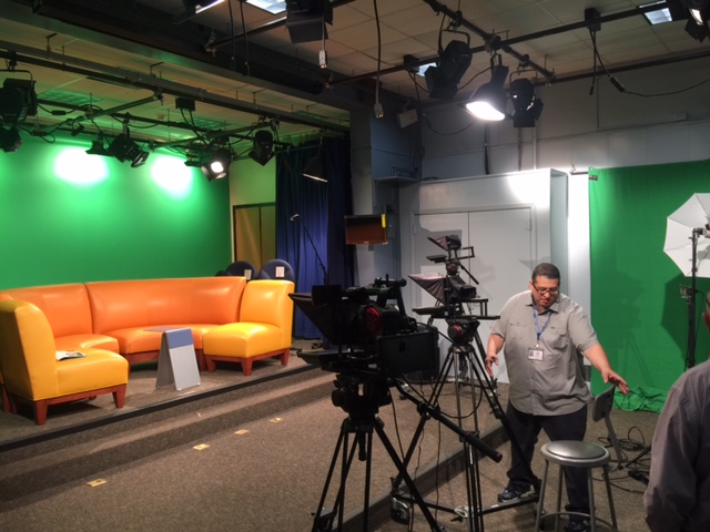 Trinity Elementary first revitalized its studio set-up with new improved lighting equipment