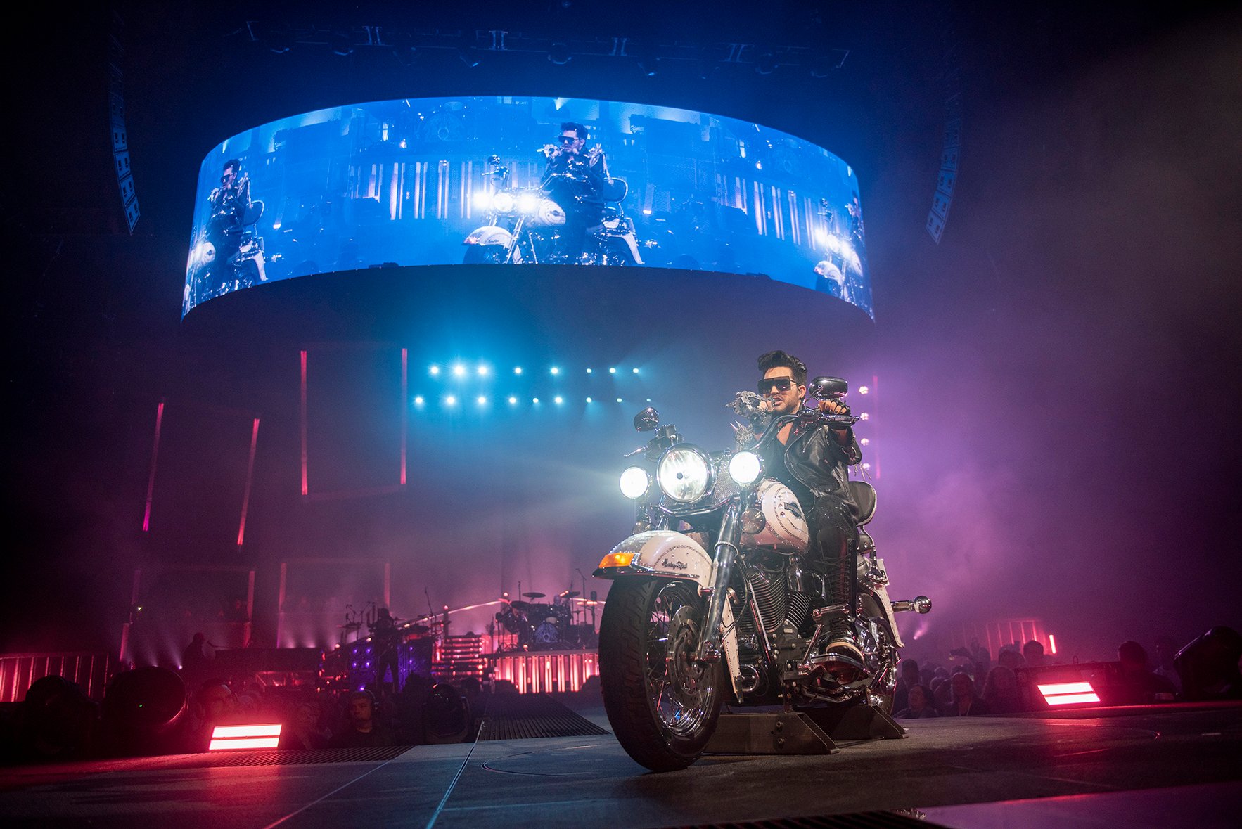 stage design and lighting design for Queen + Adam Lambert Tour