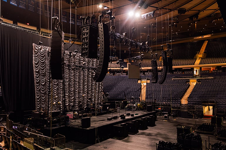 JBL loudspeakers for Brani Carlile at Madison Square Garden
