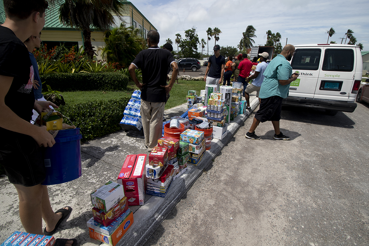 Hurricane Dorian volunteer relief supplies