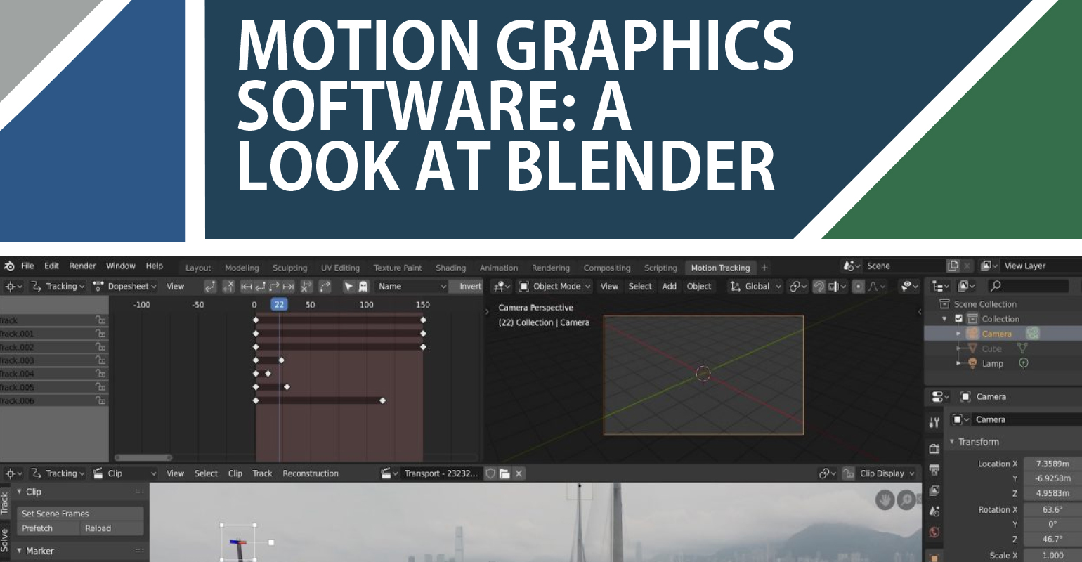 Motion Graphics Software: A Look at Blender | Live Design Online