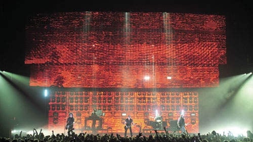Nine Inch Nails Lights In The Sky (2008) - Top Concert Tour Design of all  time | Live Design Online