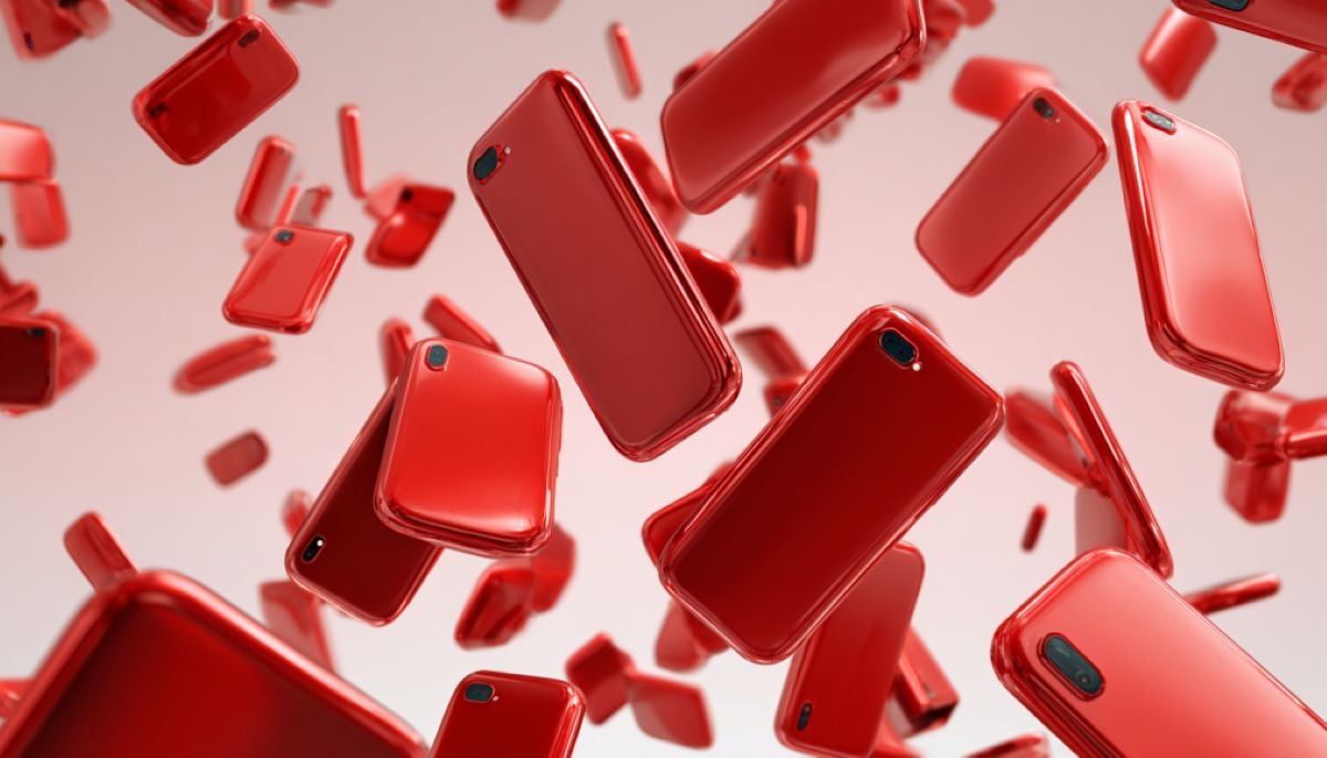 smartphones red