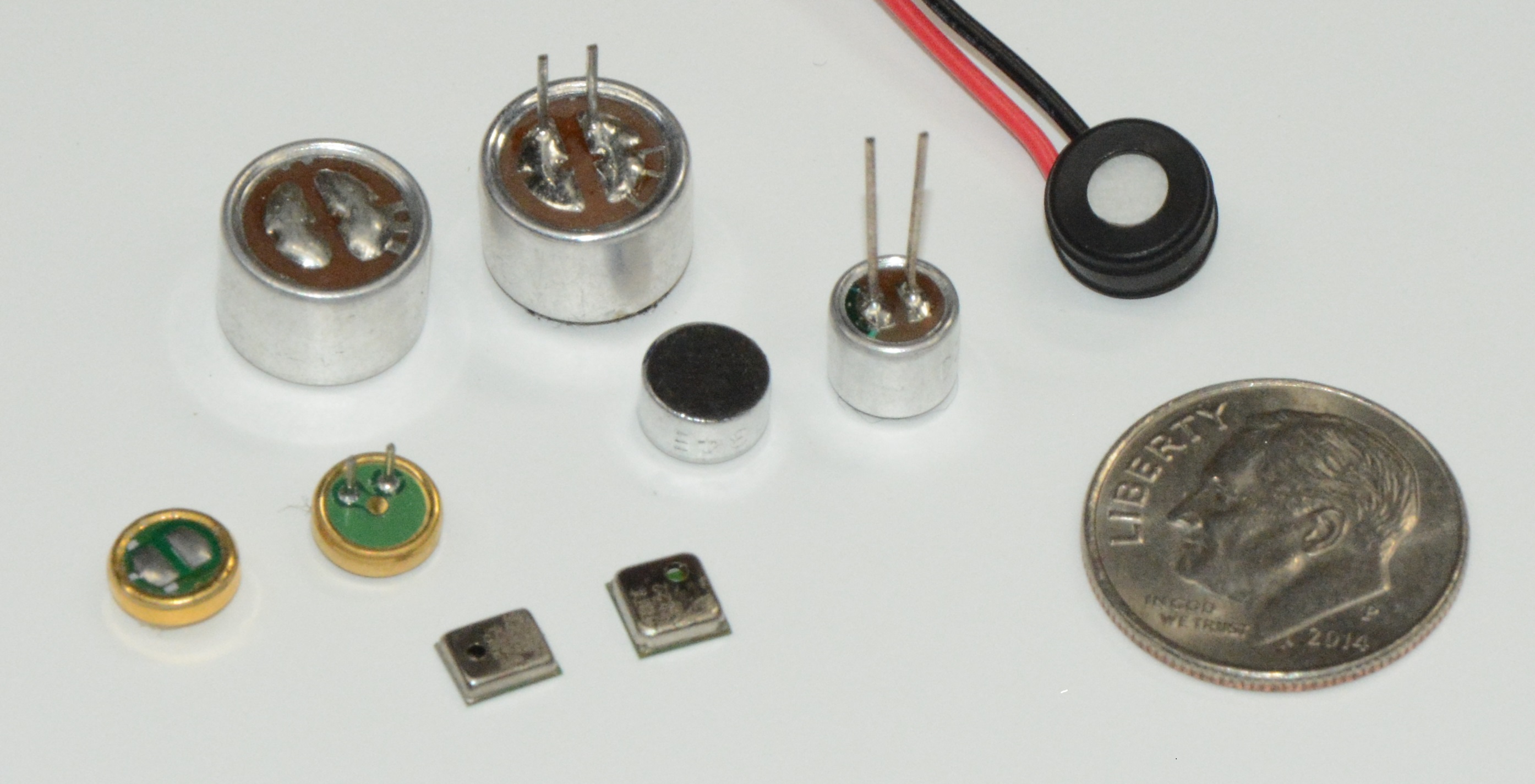 MEMS electret microphones transducers