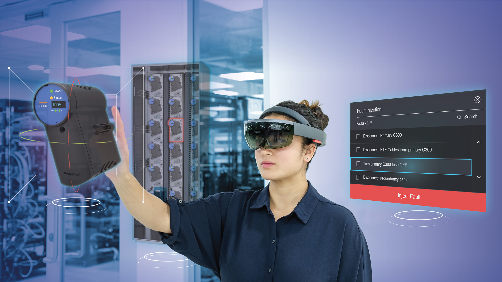 Honeywells cloud-based simulation tool uses a combination of augmented reality AR and virtual reality VR