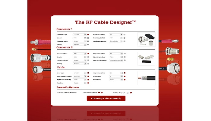 Fairview Microwave RF Cable Designer