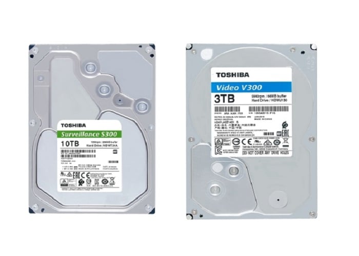 Toshiba America Electronic Components introduces two surveillance and video streaming hard drives the S300 and V300