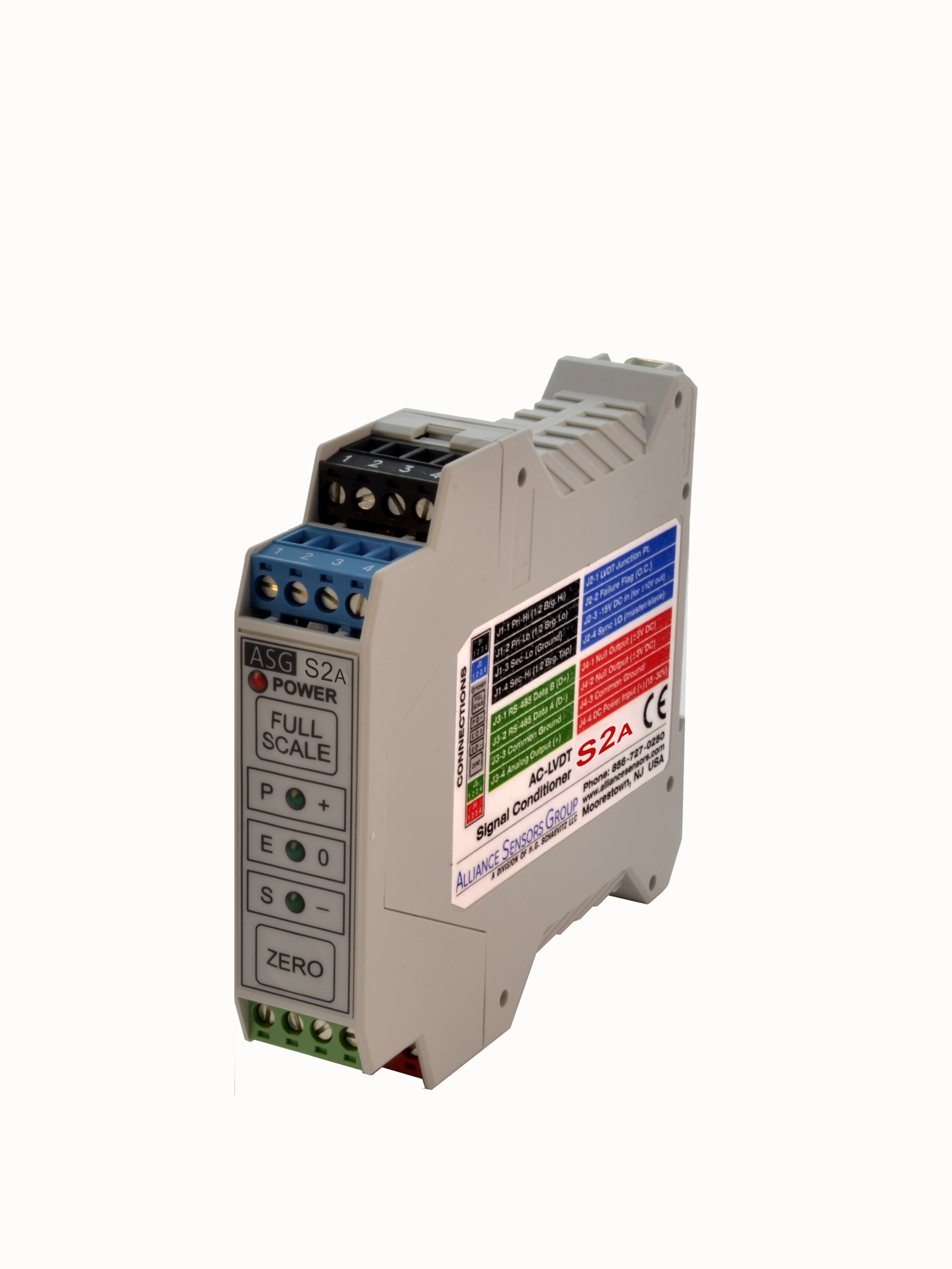 Alliance Sensors Group LVDT signal conditioner S2A  An LVDT signal conditioner