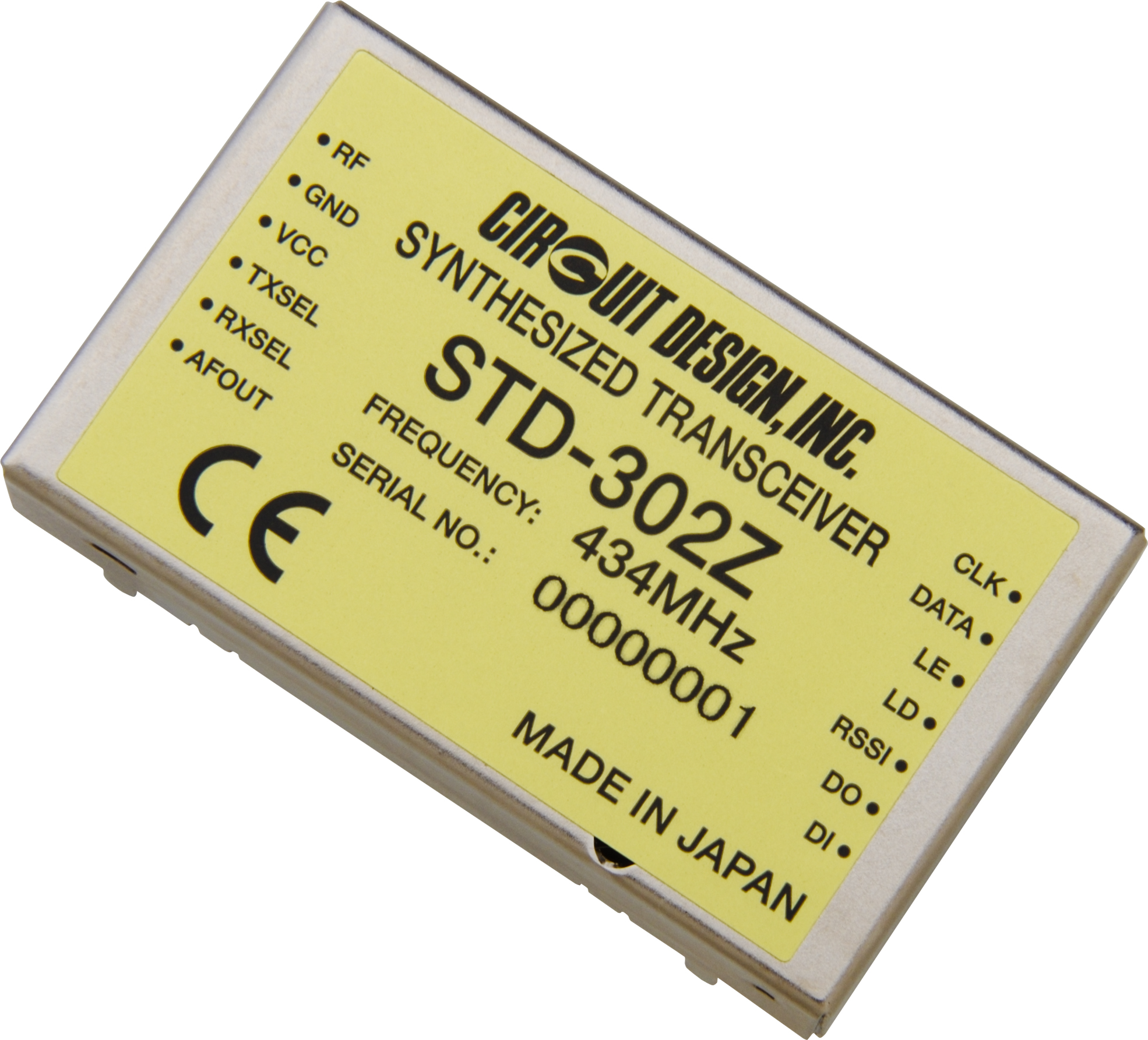 Saelig Companys STD-302Z 434MHz narrow-band multi-channel transceiver 