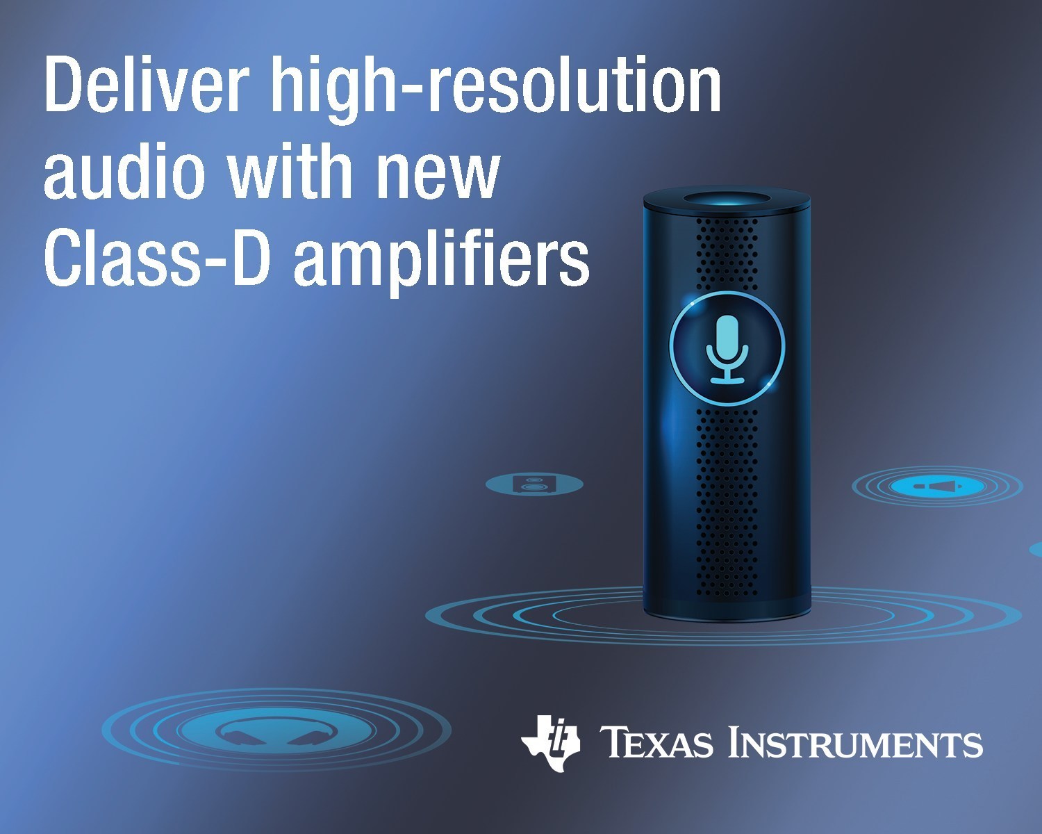 Texas Instruments introduces three digital-input Class-D audio amplifiers 